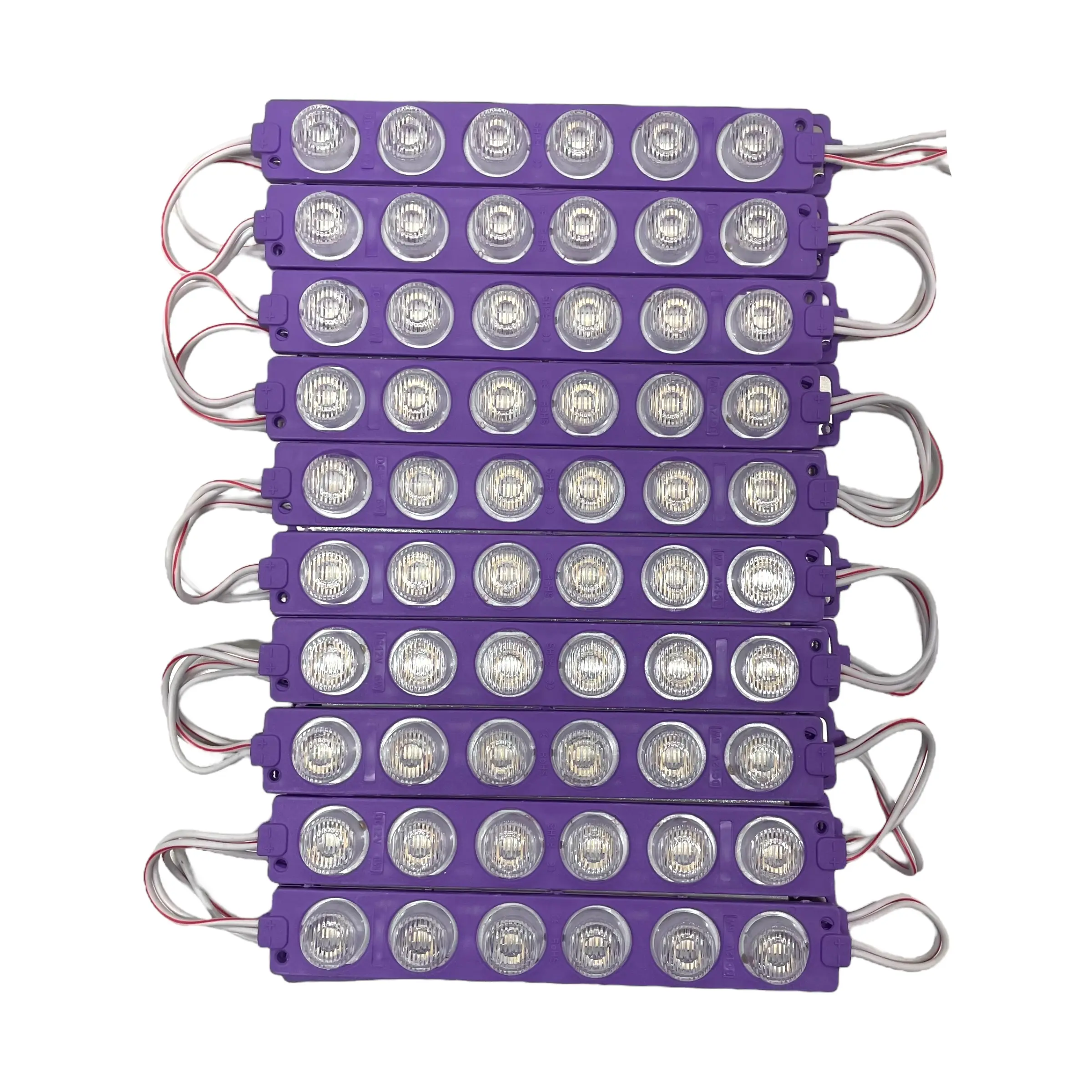Modulo de 6 LED (Tira de 20 piezas) — Morado
