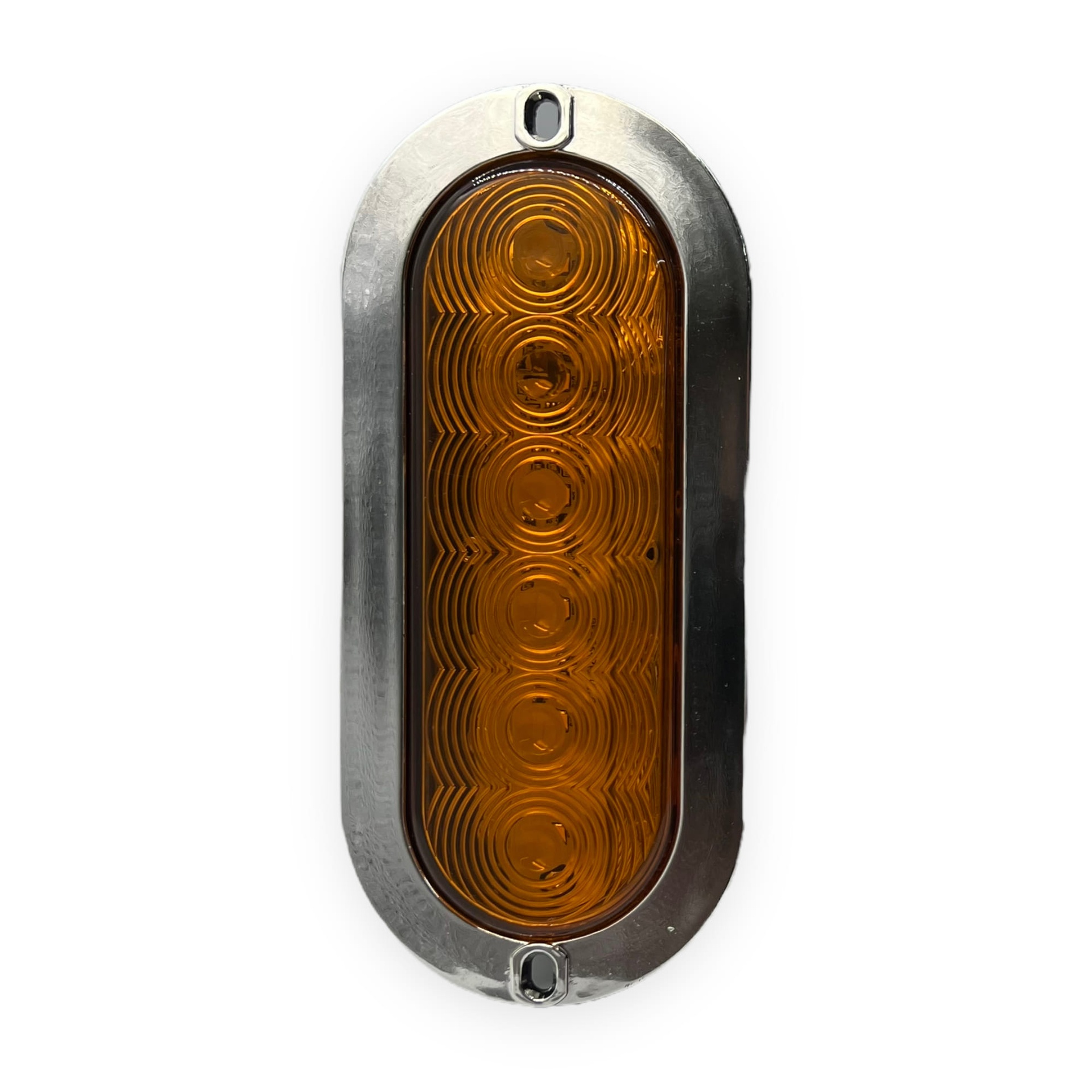 Plafón ovalado ámbar de 6" con 6 LED