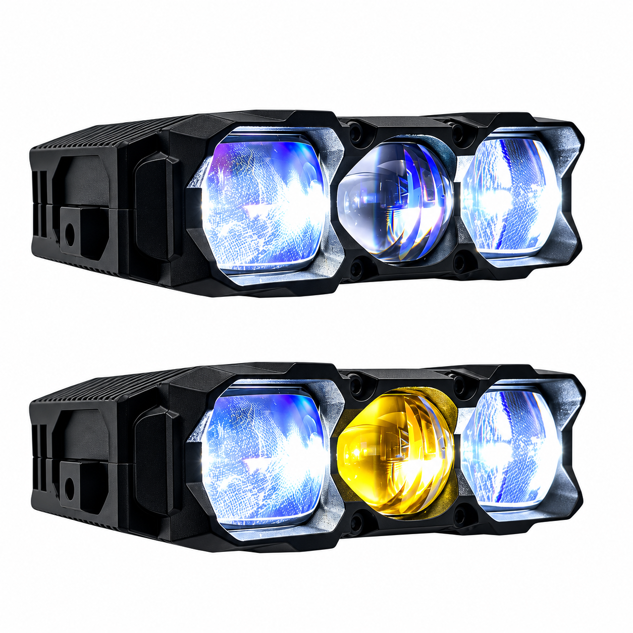 Triple projector LED evolum bicolor