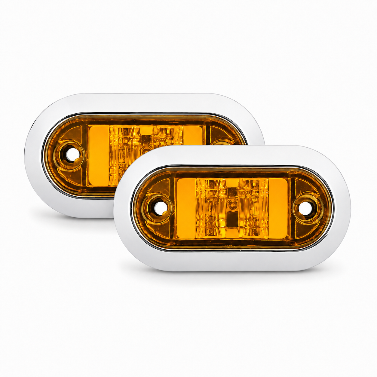 Plafón direccional para camión de 6 LED · Ámbar