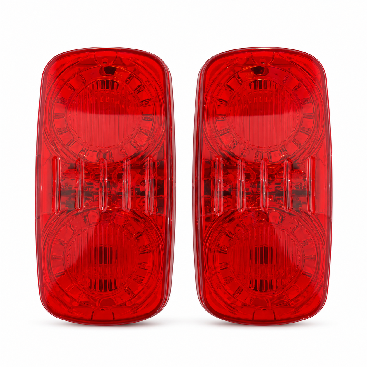 Plafón direccional luz optica tipo "Hella"  · Rojo