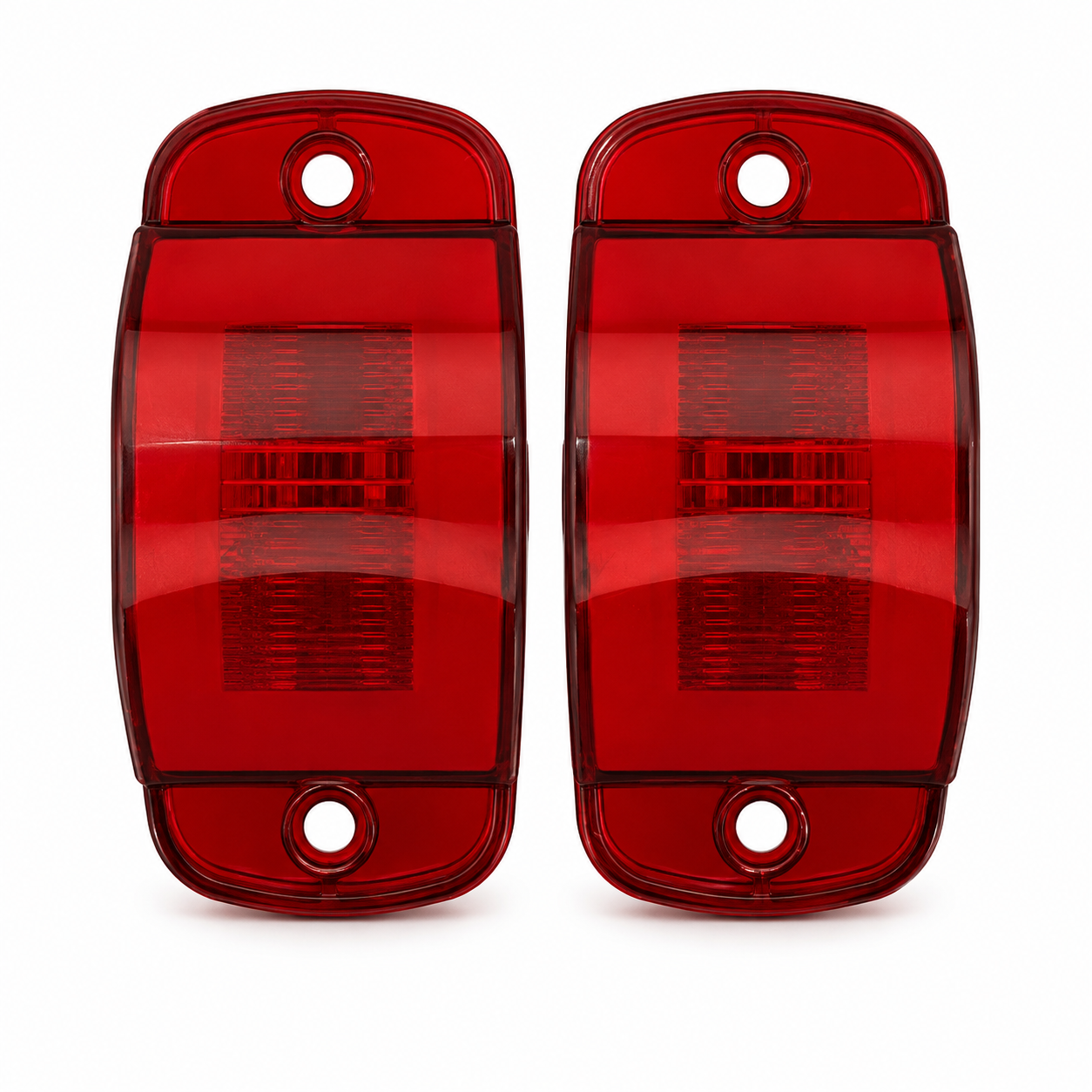Plafón lateral para camión con GLO — Rojo