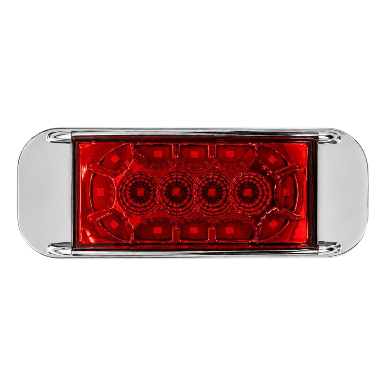 Plafón direccional para camión lateral con 15 LED — Rojo