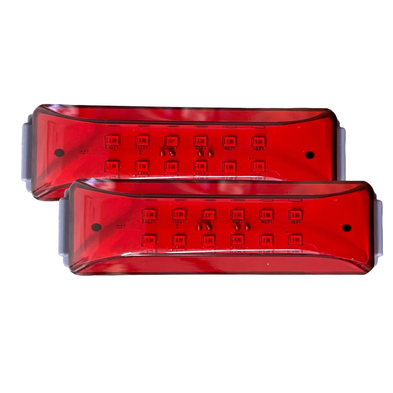 Plafón tipo Keenworth · Rojo
