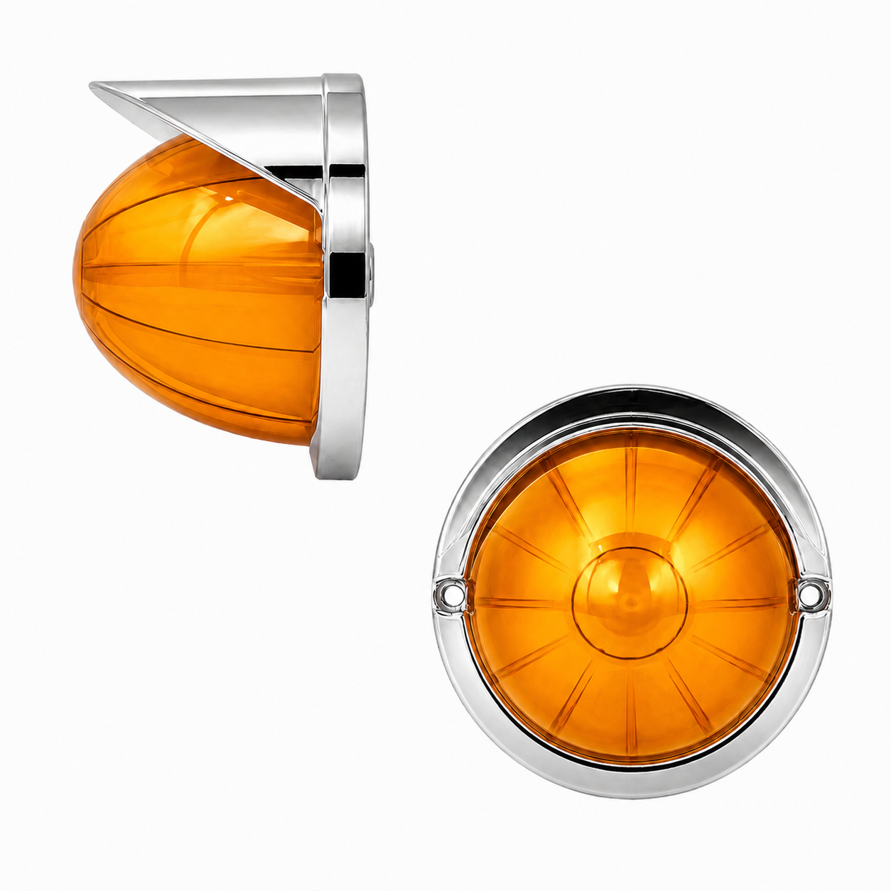 Plafón LED GLO lateral tipo Zepelin — Ámbar
