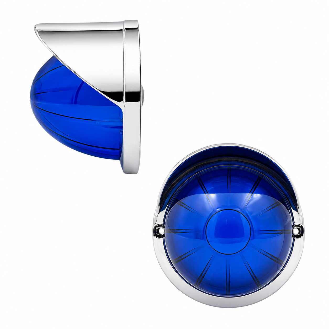 Plafón LED GLO lateral tipo Zepelin — Azul