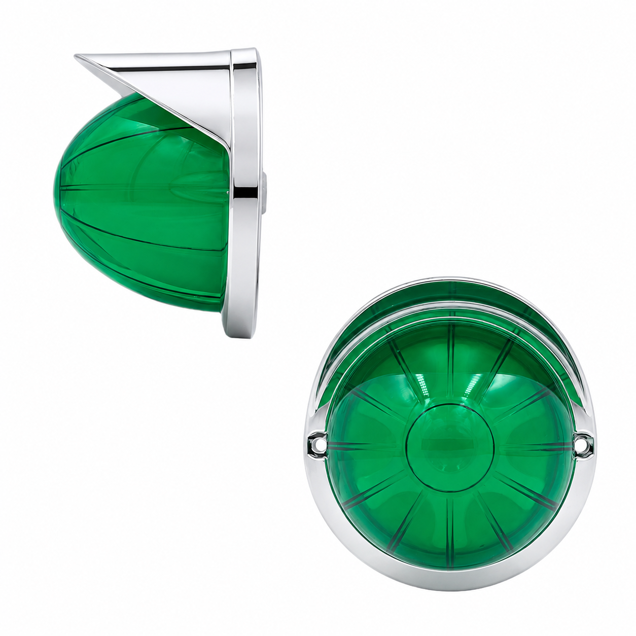 Plafón LED GLO lateral tipo Zepelin — Verde