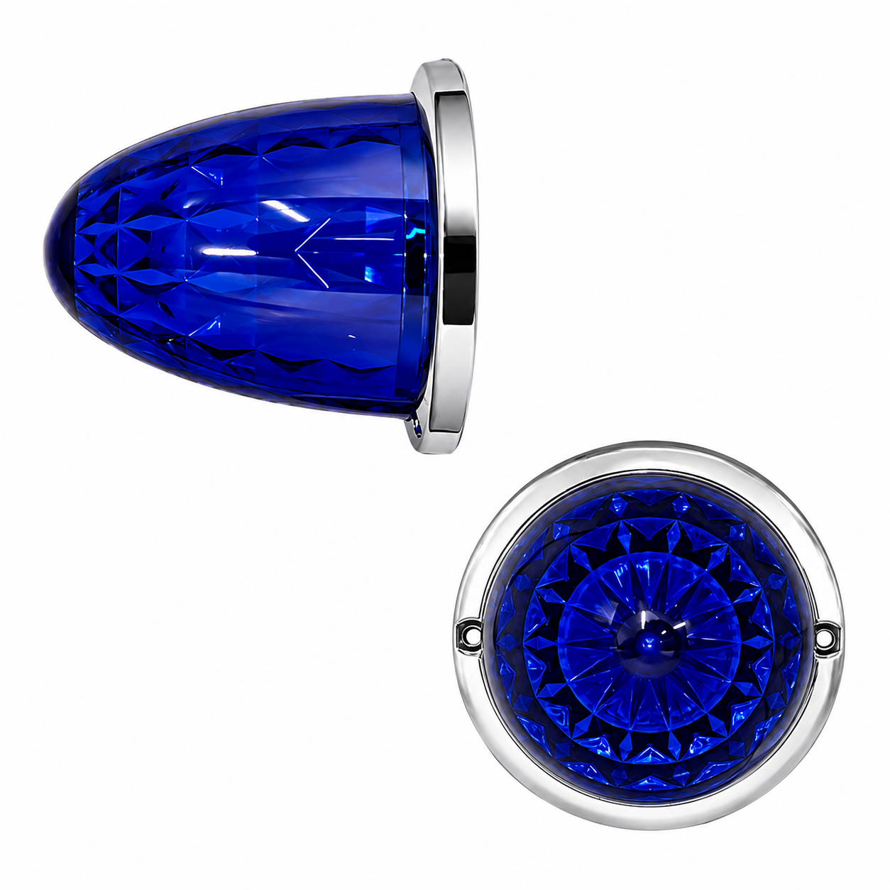 Plafon para camion tipo diamante grande 12/24V  — Azul