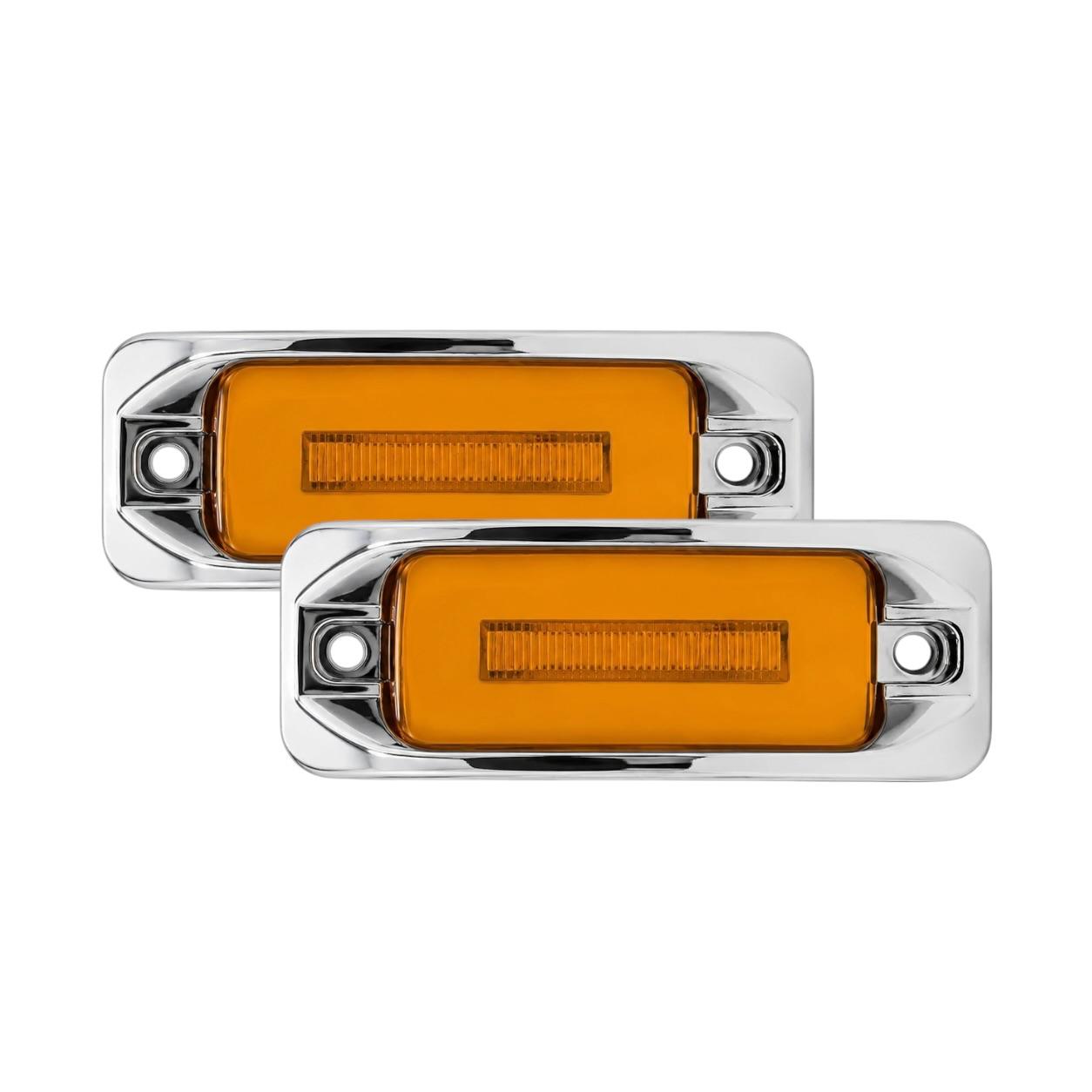 Plafón universal lateral de LED con GLO  — Ámbar