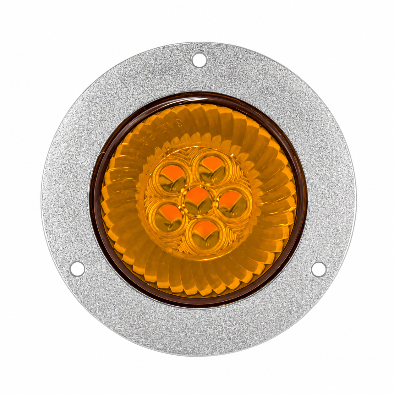 Plafón de 6 de LED de 2.5" arillo con luz GEL · Ámbar