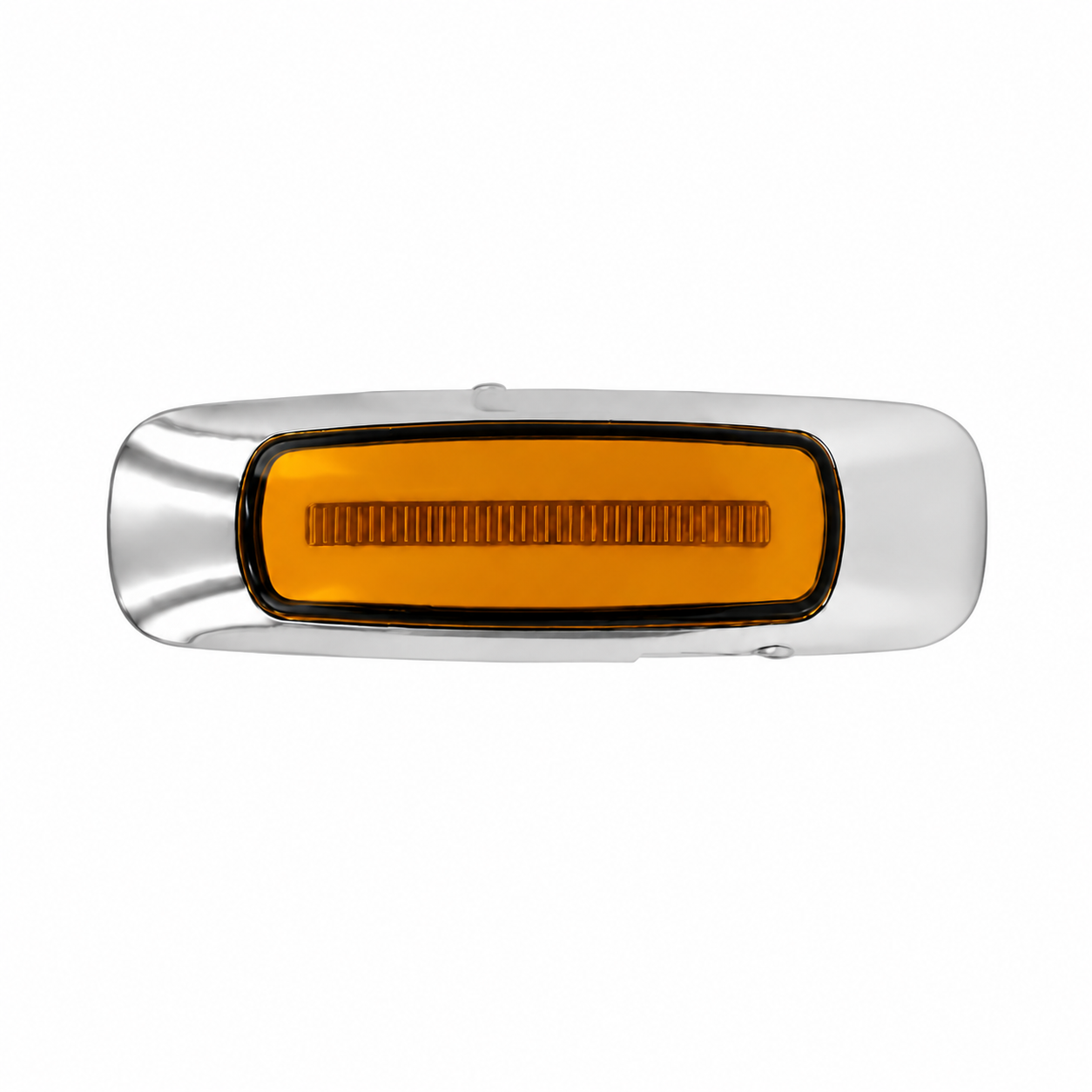 Plafon para camion TurboGlow con base cromada · Ámbar