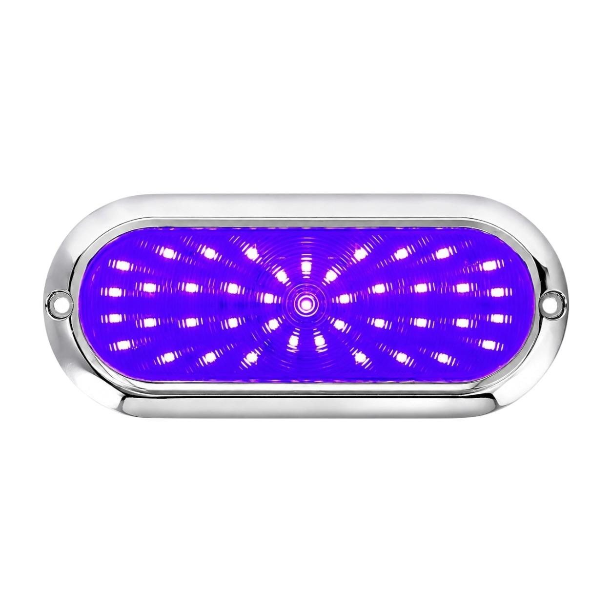 Plafón de 54 LED base cromada (varios colores) · Morado