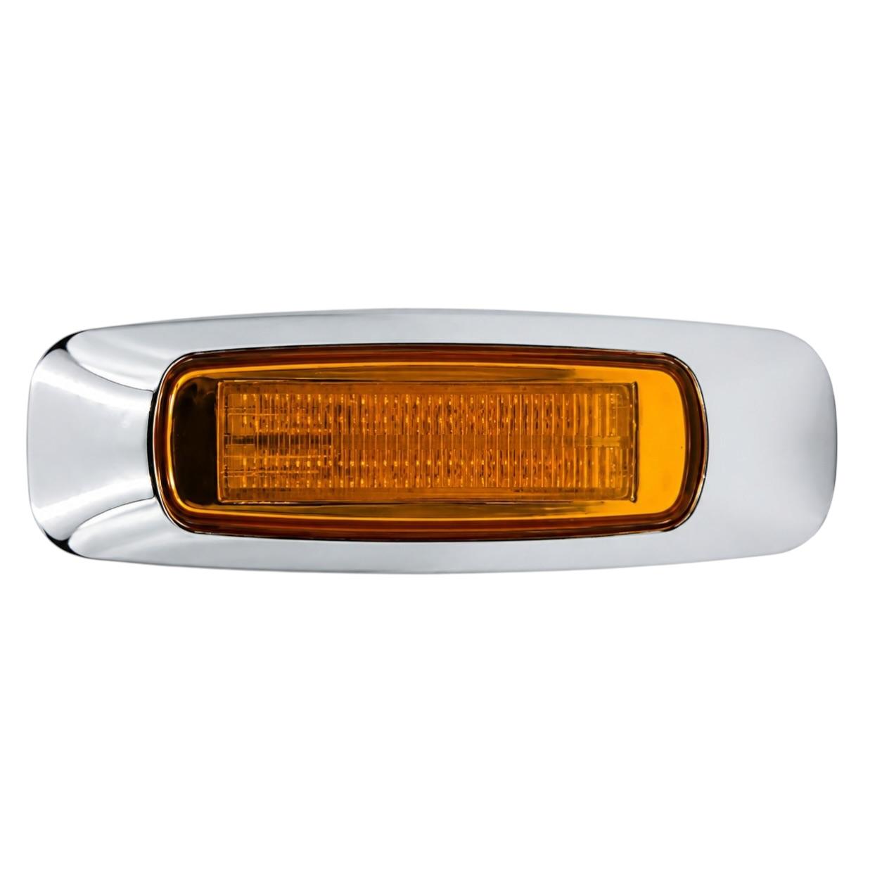 Plafón ambar lateral tipo laser de 8 LED